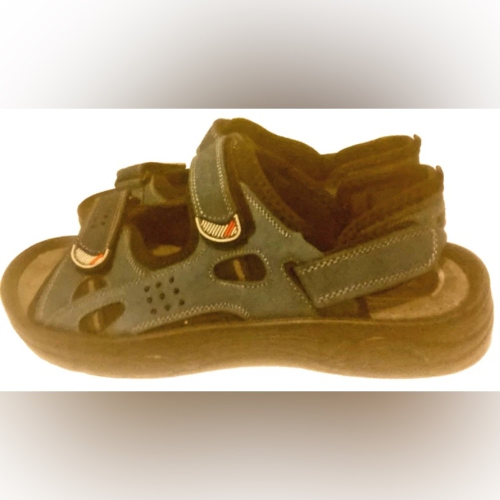 Mens Blue Ecco Yucatan Hiking Performance Nubuck Sandals 43 (9/9.5) New/Unworn